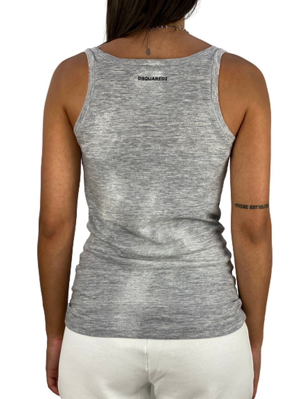 Dsquared2 T-Shirt Canotta S72NC0538 857M - SanShopLuxury - -70%, 2016, Abbigliamento, Donna, Dsquared2, Grigio, Outlet, Primavera/Estate, SS16, T-Shirt Canotta, Ultimo, XXS