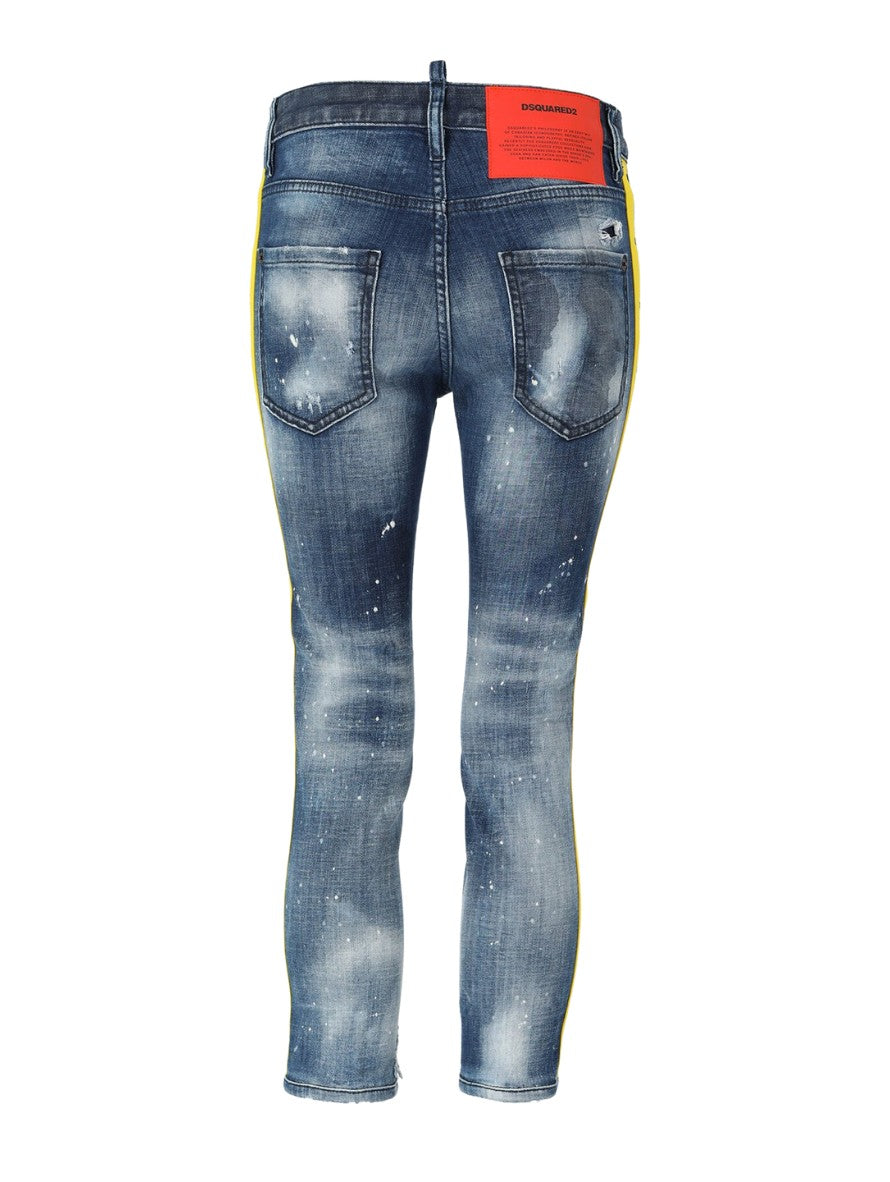 Dsquared2 Jeans S75LB0461/S303042470 - SanShopLuxury - -50%, 2021, 38, Abbigliamento, Autunno/Inverno, Blu, Continuativo, Donna, Dsquared2, FW21, Jeans, Outlet, Primavera/Estate