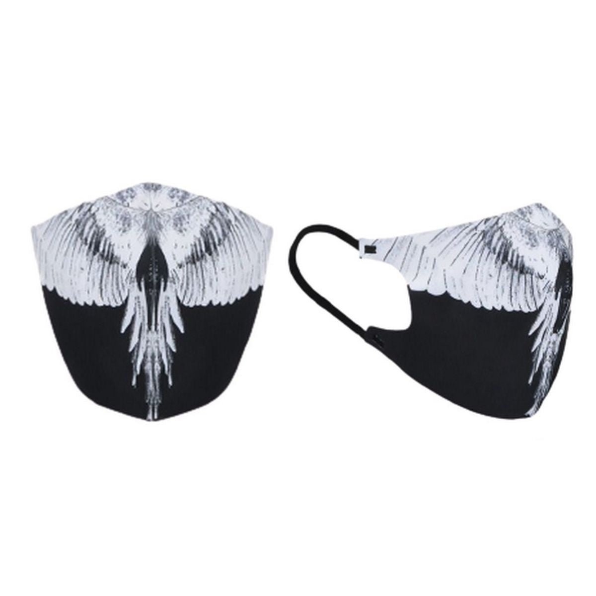 Marcelo Burlon Mascherina CMRG008E20FAB001 - SanShopLuxury - -50%, 2020, Abbigliamento, Autunno/Inverno, Continuativo, FW20, Marcelo Burlon, Mascherina, Nero, Nero-Bianco, Nero-Blu, Outlet, Primavera/Estate, Unica, Uomo