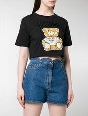Moschino T-Shirt DV07070440 - SanShopLuxury - -50%, 2019, Abbigliamento, Donna, Moschino, Nero, Outlet, Primavera/Estate, Rosa, S, SS19, T-Shirt, XS, XXS