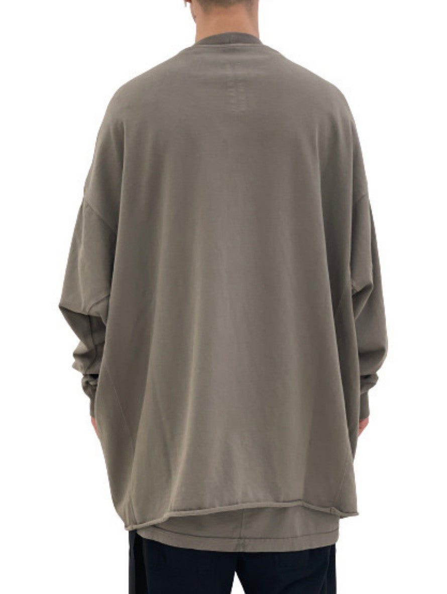 Felpa Rick Owens Drkshdw DU21S2566/RIGEM434 - SanShopLuxury - -50%, 2021, Abbigliamento, Autunno/Inverno, Continuativo, Felpa, Girocollo, Grigio, Outlet, Primavera/Estate, Rick Owens Drkshdw, SS21, Ultimo, Unica, Uomo