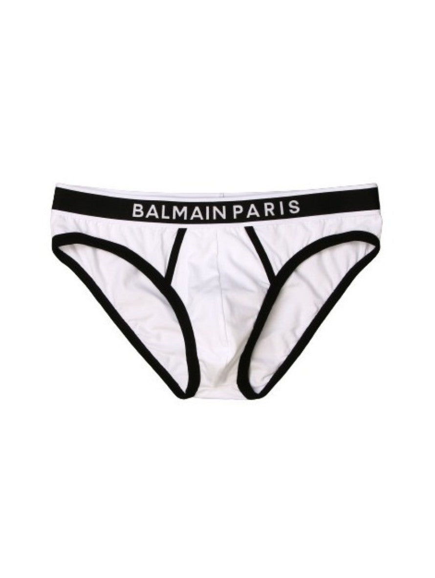 Balmain Slip BRL615200 - SanShopLuxury - Autunno/Inverno, Balmain, Bianco, Bianco-Nero, Blu, Blu-Bianco, Carry Over, Continuativo, Idoneo, Intimo, L, M, Nero, Nero-Bianco, New, Primavera/Estate, S, Slip, Uomo, XL, XXL