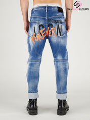 Dsquared2 Jeans S79LA0044 S30342 470 - SanShopLuxury - 2022, 46, 48, 50, 54, Abbigliamento, Autunno/Inverno, Blu, Continuativo, Dsquared2, Idoneo, Jeans, Outlet, Primavera/Estate, SS22, Ultimo, Uomo