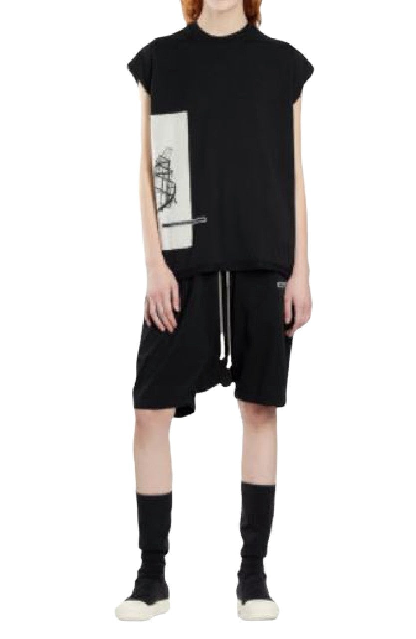 Rick Owens Drkshdw T-Shirt DS19S4120/RNEP1 09 - SanShopLuxury - -50%, 2019, Abbigliamento, Donna, L, Nero, Outlet, Primavera/Estate, Rick Owens Drkshdw, SS19, T-Shirt, Ultimo