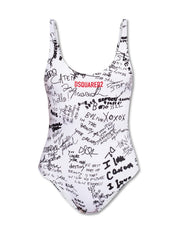 Dsquared2 Costume D6BGC3130 - SanShopLuxury - 2022, 44, Abbigliamento, Beachwear, Bianco, Costume, Donna, Dsquared2, Idoneo, Intero, Outlet, Primavera/Estate, SS22, Ultimo