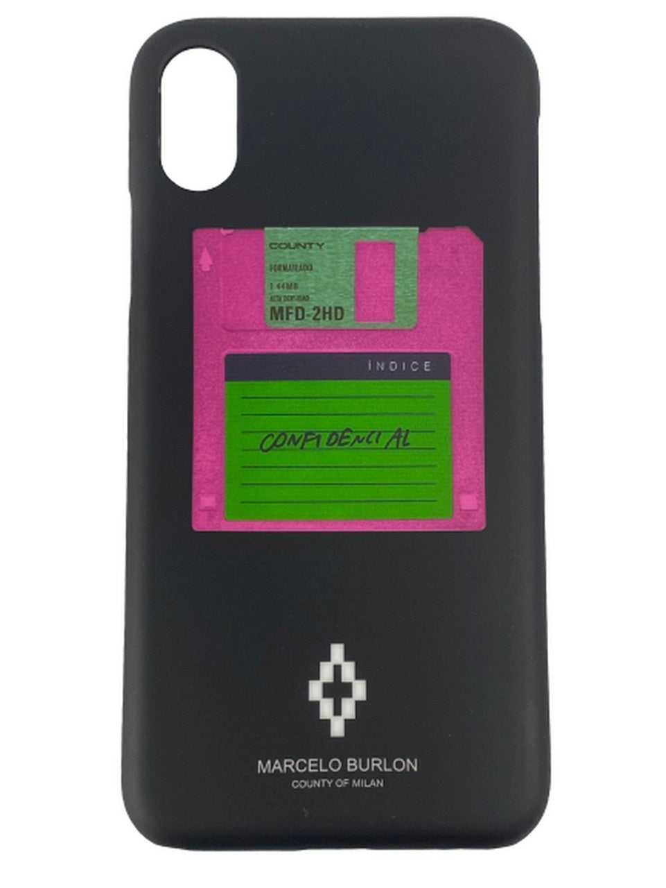 Marcelo Burlon Smartphone Cover CMPA007S19008016 1088 - SanShopLuxury - -50%, 2019, Abbigliamento, Accessori, Donna, Iphone X-Xs, Marcelo Burlon, Nero, Outlet, Smartphone Cover, Unica, UNISEX, Uomo