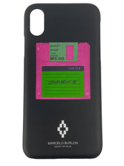 Marcelo Burlon Smartphone Cover CMPA007S19008016 1088 - SanShopLuxury - -50%, 2019, Abbigliamento, Accessori, Donna, Iphone X-Xs, Marcelo Burlon, Nero, Outlet, Smartphone Cover, Unica, UNISEX, Uomo