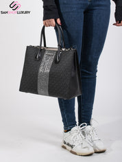 Michael Kors Borsa Da Spalla 30F7SM9T7V 1 - SanShopLuxury - -50%, 2018, Autunno/Inverno, Borsa Da Spalla, Continuativo, Donna, FW18, Michael Kors, Nero, Outlet, Primavera/Estate, Tracolla, Unica, Valigeria