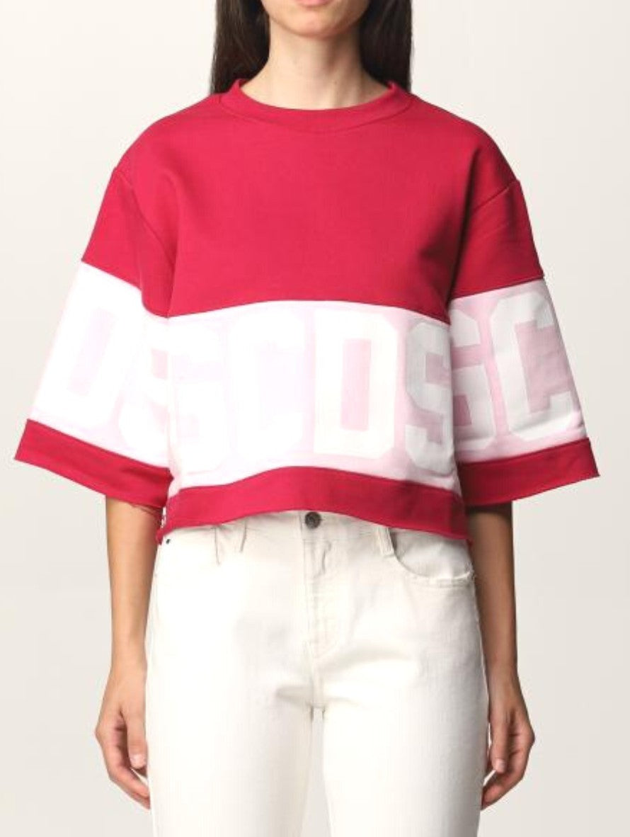 Gcds T-Shirt CC94W020604 - SanShopLuxury - -50%, 2021, Abbigliamento, Donna, Gcds, Grigio, L, Outlet, Primavera/Estate, Rosa, SS21, T-Shirt, XL