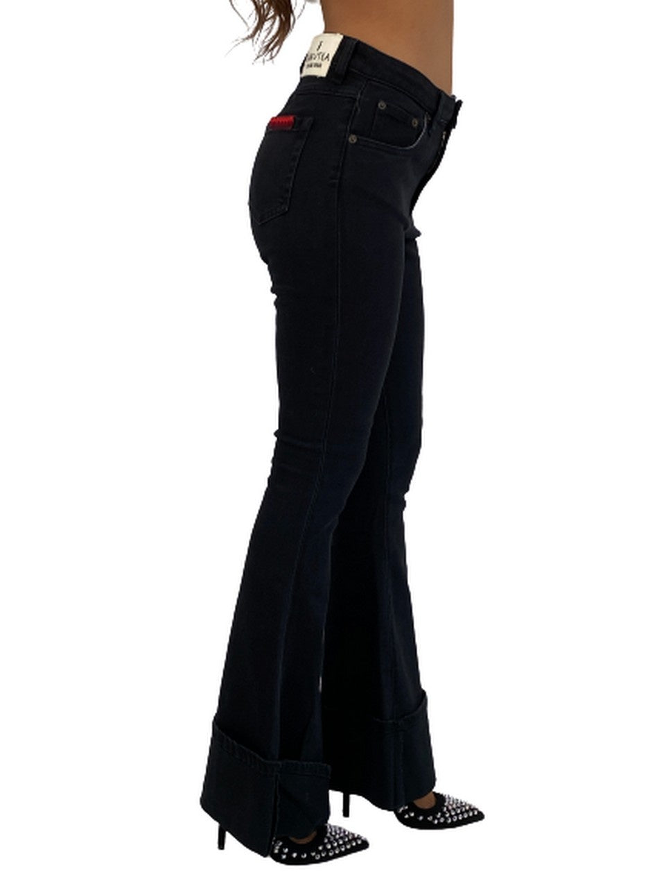 Takutea Jeans TARINGA JABU - SanShopLuxury - -50%, 2018, 40, Abbigliamento, Donna, Jeans, Nero, Outlet, Primavera/Estate, SS18, Takutea