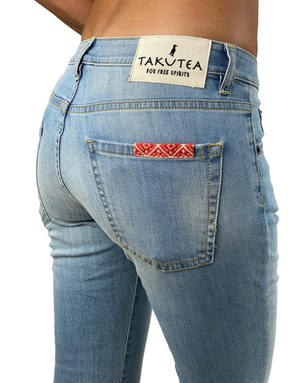 Takutea Jeans WIND TYPHOON - SanShopLuxury - -50%, 2018, 41, 42, 43, 44, Abbigliamento, Blu, Donna, Jeans, Outlet, Primavera/Estate, SS18, Takutea