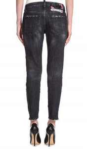 Dsquared2 Jeans S75LB0094 900 - SanShopLuxury - -50%, 2018, 40, 42, Abbigliamento, Autunno/Inverno, Continuativo, Donna, Dsquared2, Grigio, Jeans, Outlet, Primavera/Estate, SS18