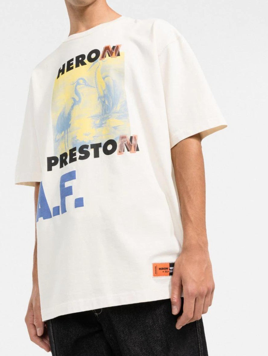 Heron Preston T-Shirt HMAA026S22JER004 - SanShopLuxury - 2022, Abbigliamento, Bianco, Heron Preston, L, M, Nero, Outlet, Primavera/Estate, S, SS22, T-Shirt, Uomo, XL