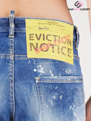 Dsquared2 Jeans S75LB0594 S30789 470 - SanShopLuxury - 2022, 38, 40, 42, 44, Abbigliamento, Autunno/Inverno, Blu, Continuativo, Donna, Dsquared2, Idoneo, Jeans, Outlet, Primavera/Estate, SS22