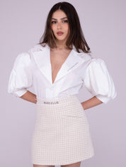 Marc Ellis Gonna ME018 - SanShopLuxury - 2023, 38, 40, Abbigliamento, Beige, Donna, Gonna, Marc Ellis, Outlet, Primavera/Estate, SS23