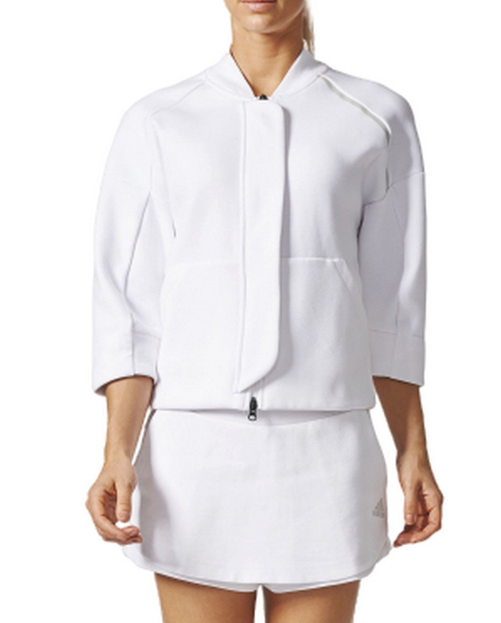 Adidas Giubbino BS4924 BIANCO - SanShopLuxury - -50%, 2019, Abbigliamento, Adidas, Bianco, Donna, Giubbino, L, M, Outlet, Primavera/Estate, SS19, Ultimo