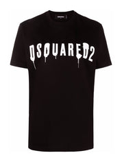 Dsquared2 T-Shirt S75GD0261 S230009 - SanShopLuxury - 2022, Abbigliamento, Autunno/Inverno, Bianco, Continuativo, Donna, Dsquared2, Idoneo, M, Nero, Outlet, Primavera/Estate, S, SS22, T-Shirt, XL