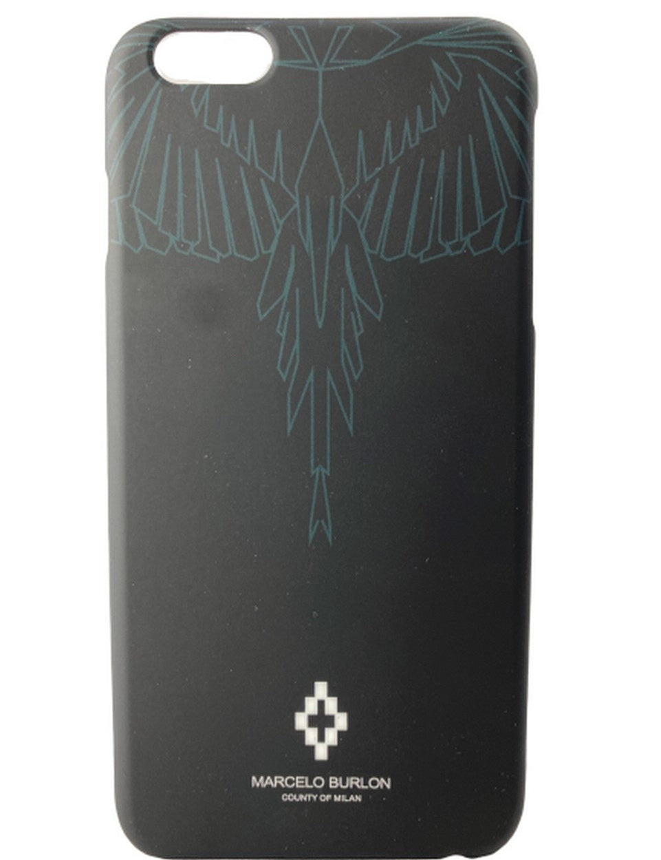 Marcelo Burlon Smartphone Cover CMPA004F16008185 1088 - SanShopLuxury - -50%, 2018, Abbigliamento, Accessori, Donna, Iphone 6-6s Plus, Marcelo Burlon, Nero, Outlet, Smartphone Cover, Unica, UNISEX, Uomo