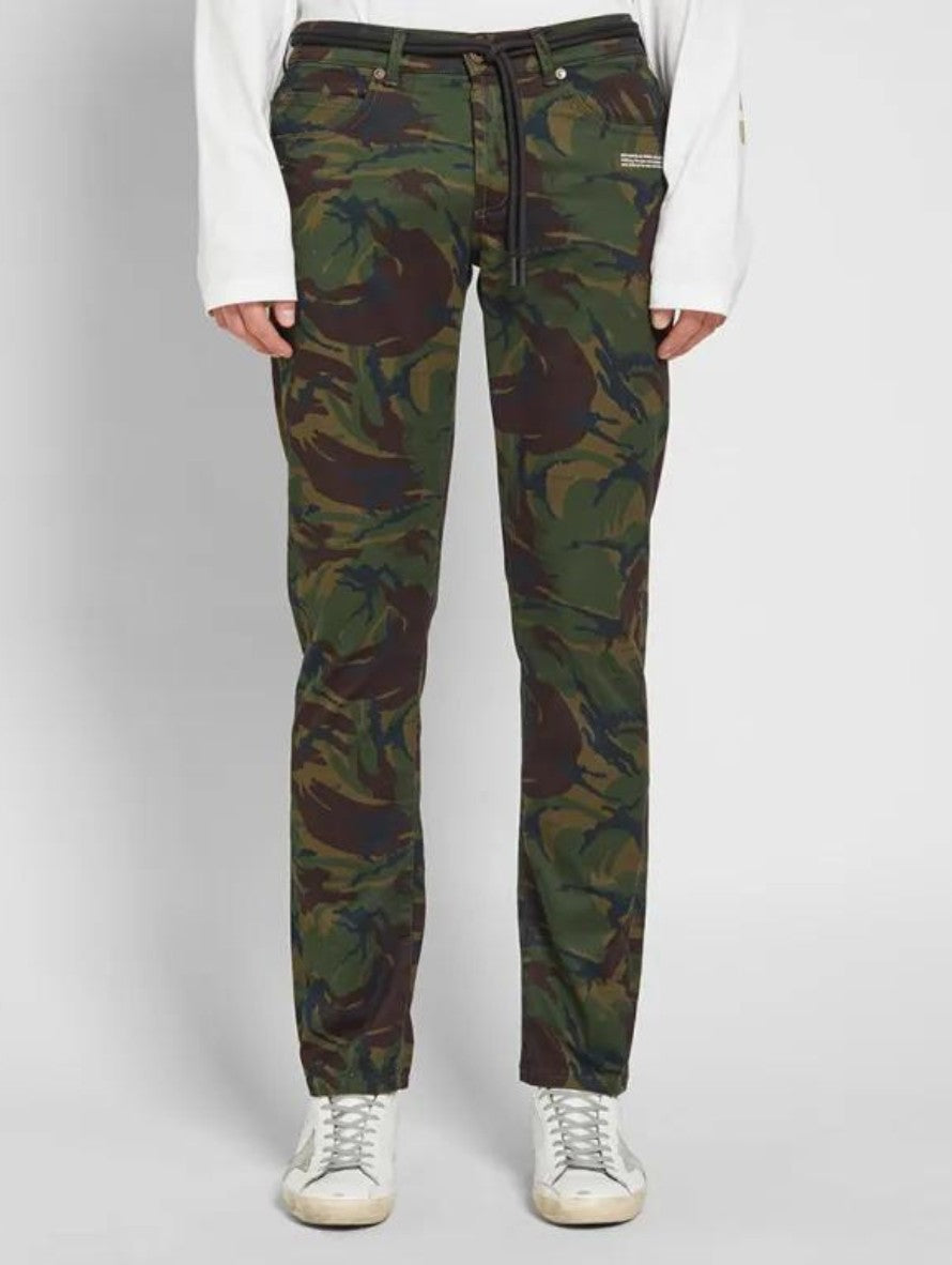 Off-White Jeans OMYA003S188140229901 - SanShopLuxury - -50%, 2018, 48, Abbigliamento, Camouflage, Jeans, Off-White, Outlet, Primavera/Estate, SS18, Ultimo, Uomo