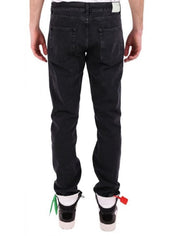 Off-White Jeans OMYA004S188120261020 - SanShopLuxury - -50%, 2018, Abbigliamento, Jeans, Nero, Off-White, Outlet, Primavera/Estate, SS18, Ultimo, Uomo