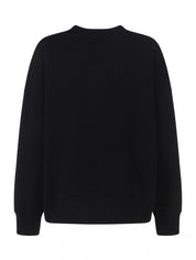 Palm Angels Felpa PWBA017S22FLE003 1060 - SanShopLuxury - 2022, Abbigliamento, Autunno/Inverno, Continuativo, Donna, Felpa, Idoneo, L, M, Nero, Outlet, Palm Angels, Primavera/Estate, S, SS22