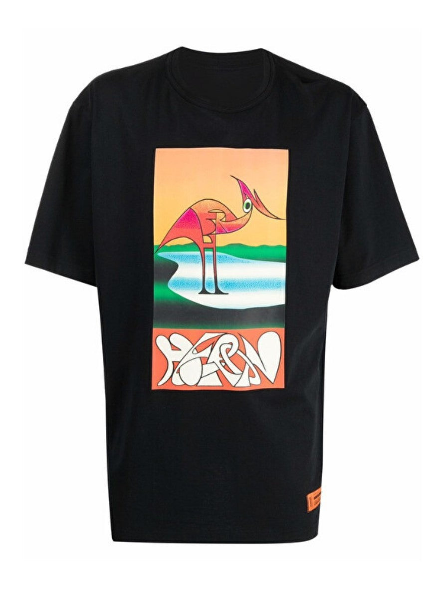 Heron Preston T-Shirt HMAA026S22JER003 1020 - SanShopLuxury - 2022, Abbigliamento, Heron Preston, L, M, Nero, Outlet, Primavera/Estate, S, SS22, T-Shirt, Uomo