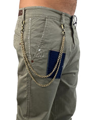 Yes London Pantalone YES LONDON P 003 - SanShopLuxury - -70%, 2016, 44, 47, Abbigliamento, Outlet, Pantalone, Primavera/Estate, SS16, Ultimo, Uomo, Verde, Yes London