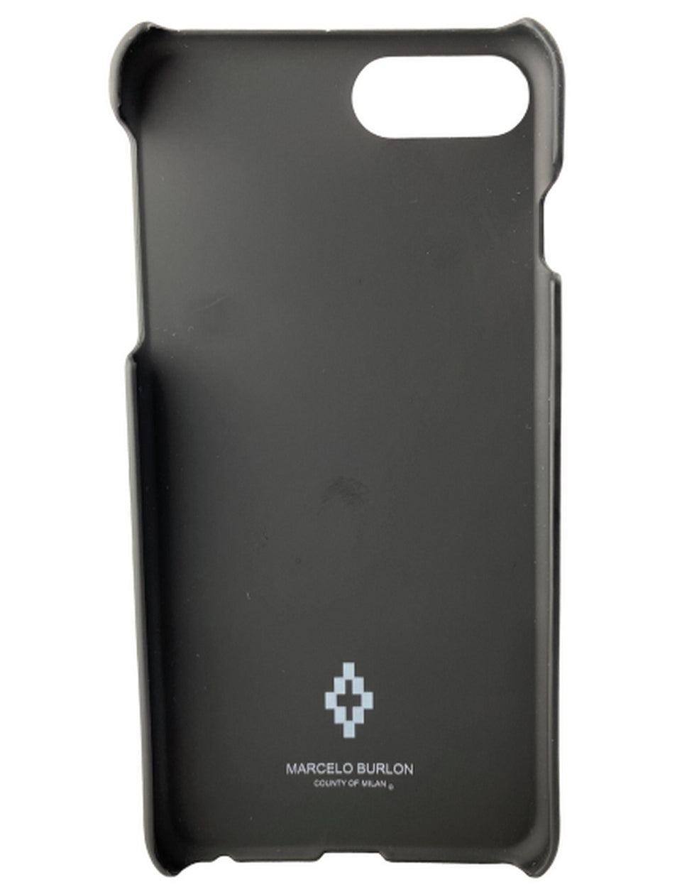Marcelo Burlon Smartphone Cover CWPA007F17008299 1088 - SanShopLuxury - -50%, 2018, Abbigliamento, Accessori, Donna, Iphone 7 Plus, Marcelo Burlon, Nero, Outlet, Smartphone Cover, Unica