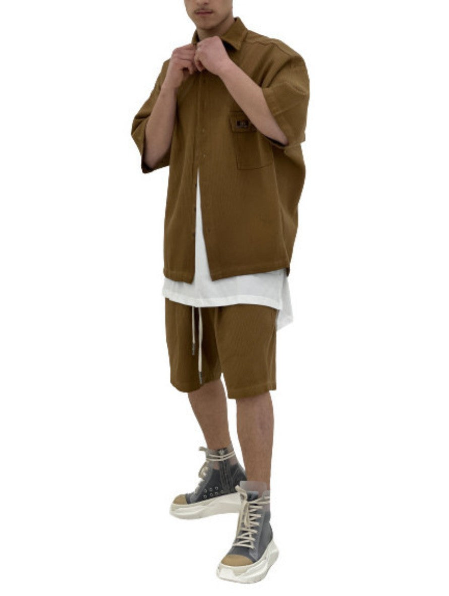 Gavensemble Camicie CAM-500M - SanShopLuxury - -50%, 2021, Abbigliamento, Camicie, Gavensemble, Marrone, Outlet, Primavera/Estate, SS21, Uomo, XL, XXL