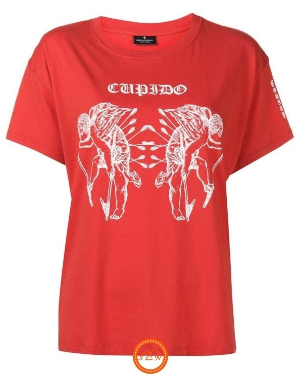 Estate, Rosso, S, SS18, T-Shirt, XS