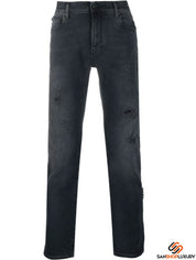 Off-White Jeans OMYA074R21DEN0030701 - SanShopLuxury - -50%, 2021, 45, 47, 48, Abbigliamento, Autunno/Inverno, Continuativo, Jeans, Nero, Off-White, Outlet, Primavera/Estate, SS21, Ultimo, Uomo