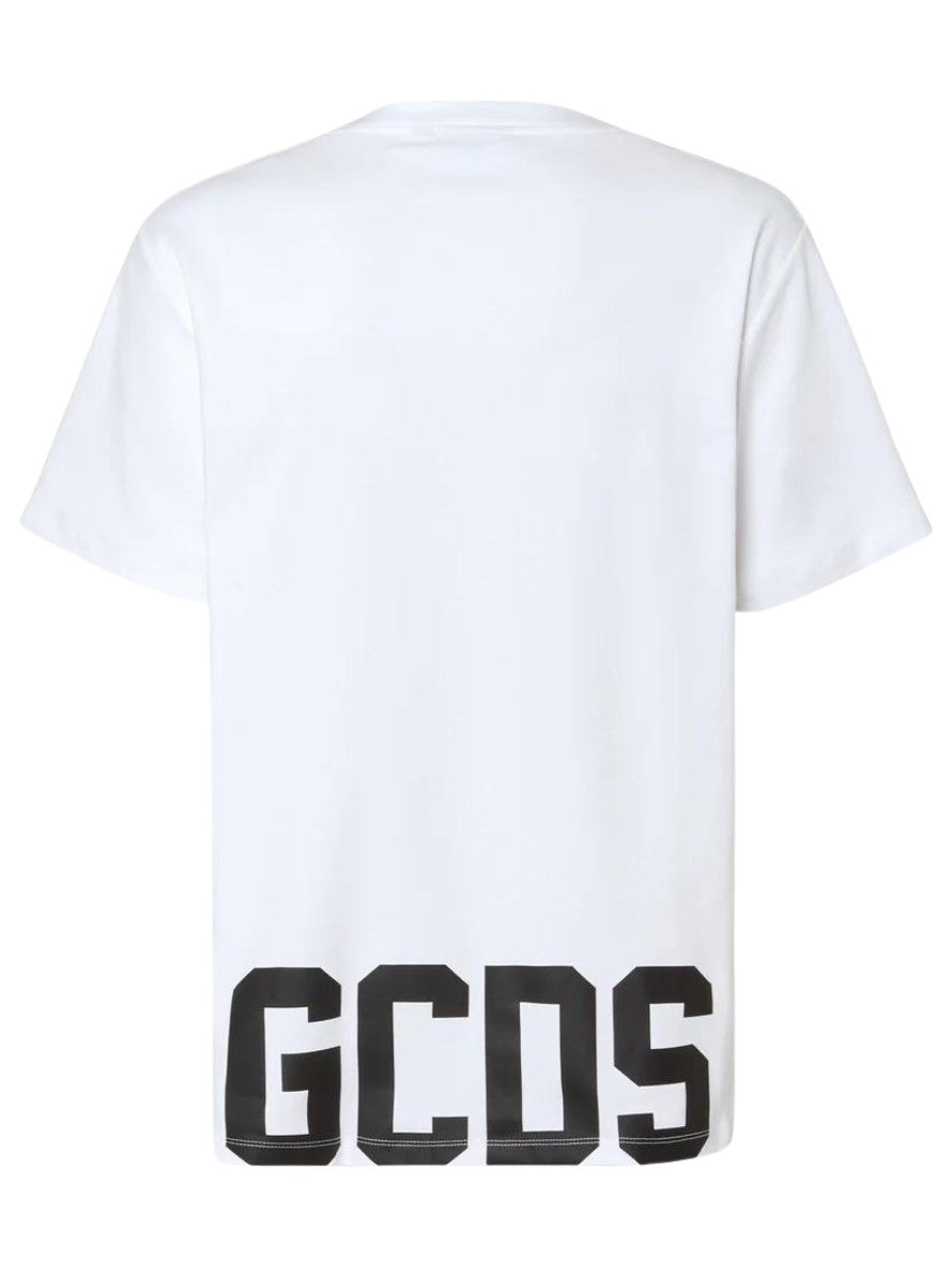 Gcds T-Shirt SS23M130204 - SanShopLuxury - 2023, Abbigliamento, Bianco, Gcds, L, Nero, Outlet, Primavera/Estate, SS23, T-Shirt, Uomo, XL, XXL