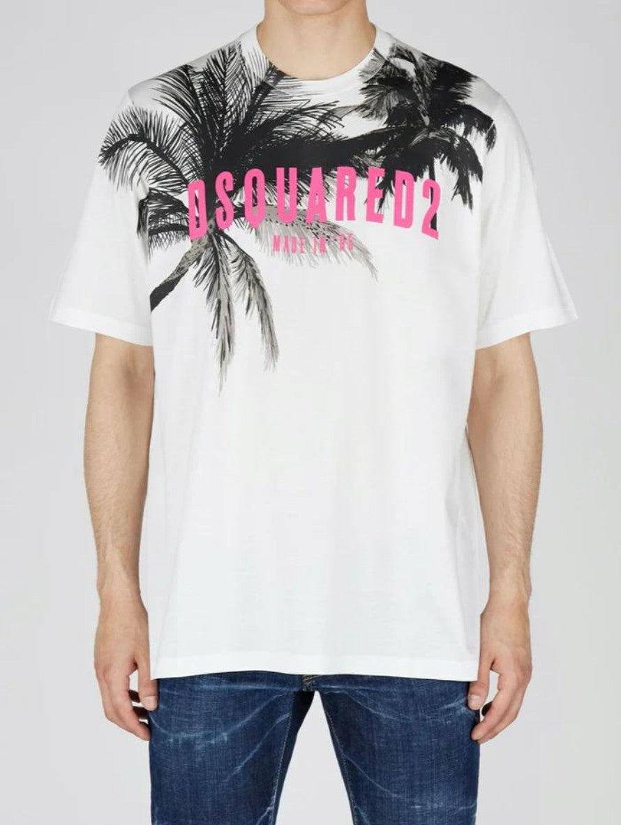 Dsquared2 T-Shirt S74GD1098 - SanShopLuxury - 2023, Abbigliamento, Bianco, Dsquared2, Idoneo, M, Nero, Outlet, Primavera/Estate, SS23, T-Shirt, Uomo, XL, XXL, XXXL