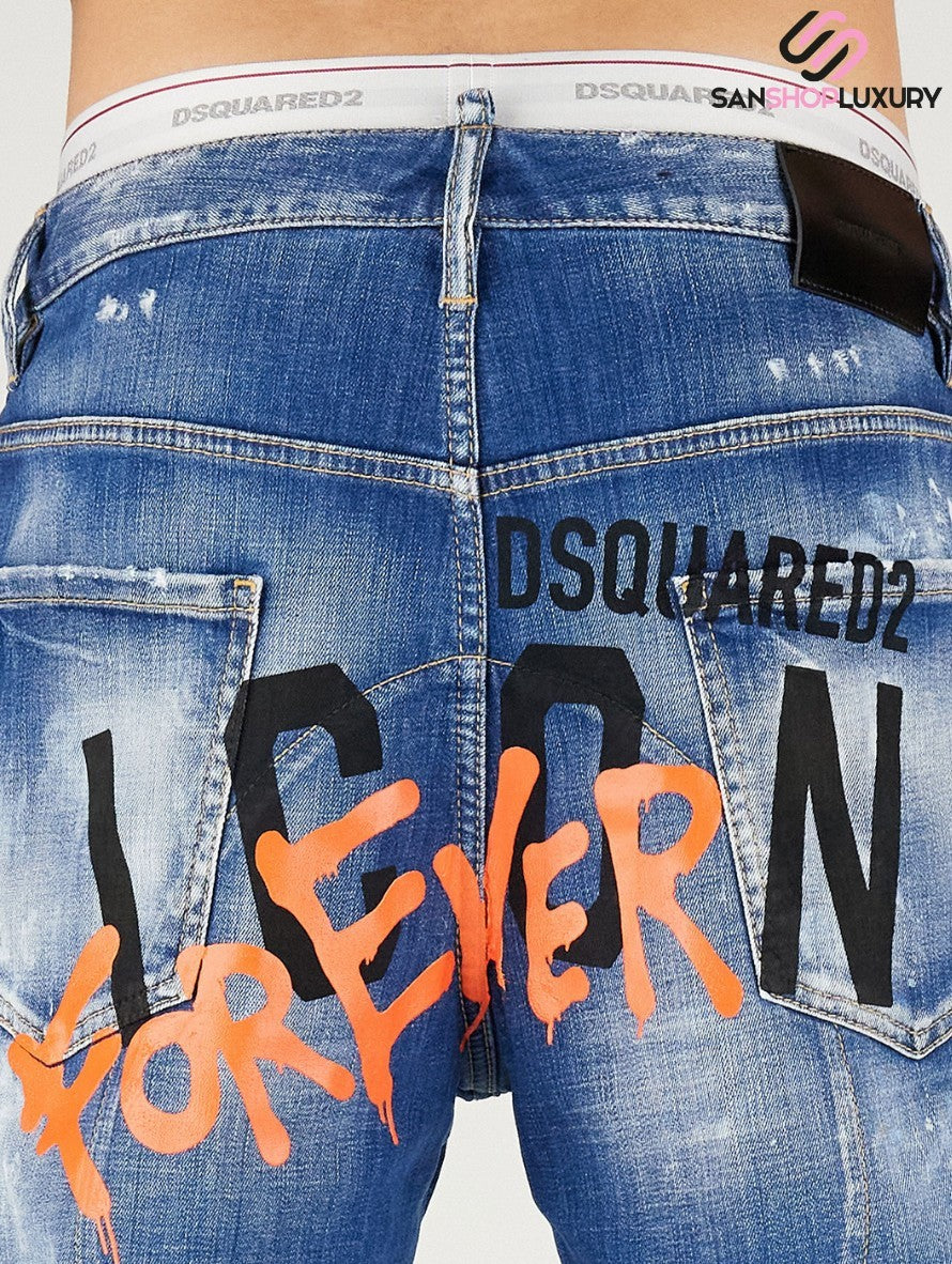 Dsquared2 Jeans S79LA0044 S30342 470 - SanShopLuxury - 2022, 46, 48, 50, 54, Abbigliamento, Autunno/Inverno, Blu, Continuativo, Dsquared2, Idoneo, Jeans, Outlet, Primavera/Estate, SS22, Ultimo, Uomo