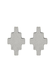 Marcelo Burlon Orecchini CMOD016E20MET001 - SanShopLuxury - -50%, 2020, Argento, Autunno/Inverno, Continuativo, FW20, Gioielleria, Marcelo Burlon, Nero, Orecchini, Outlet, Primavera/Estate, Uomo