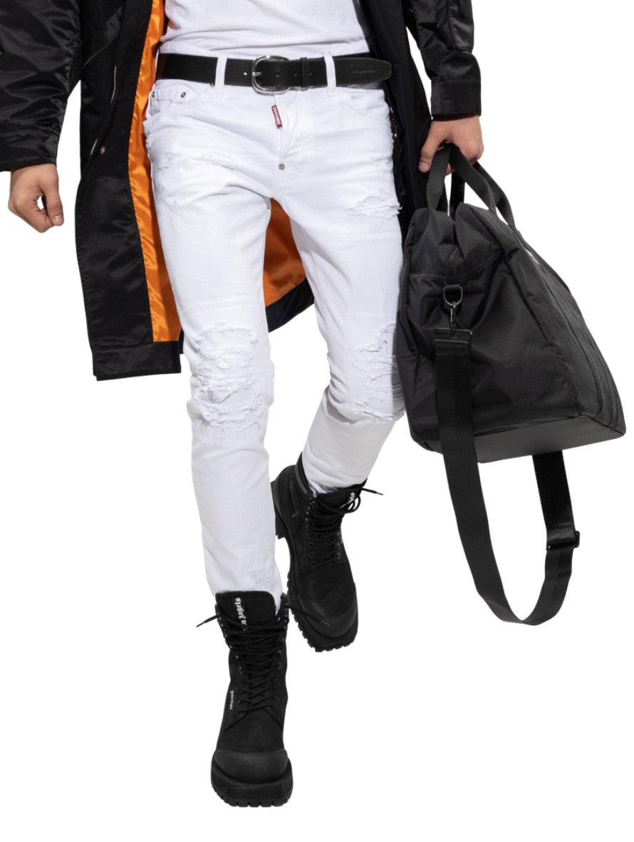 Dsquared2 Jeans S74LB1278 - SanShopLuxury - 2023, 48, 50, 52, Abbigliamento, Bianco, Dsquared2, Idoneo, Jeans, Outlet, Primavera/Estate, SS23, Uomo