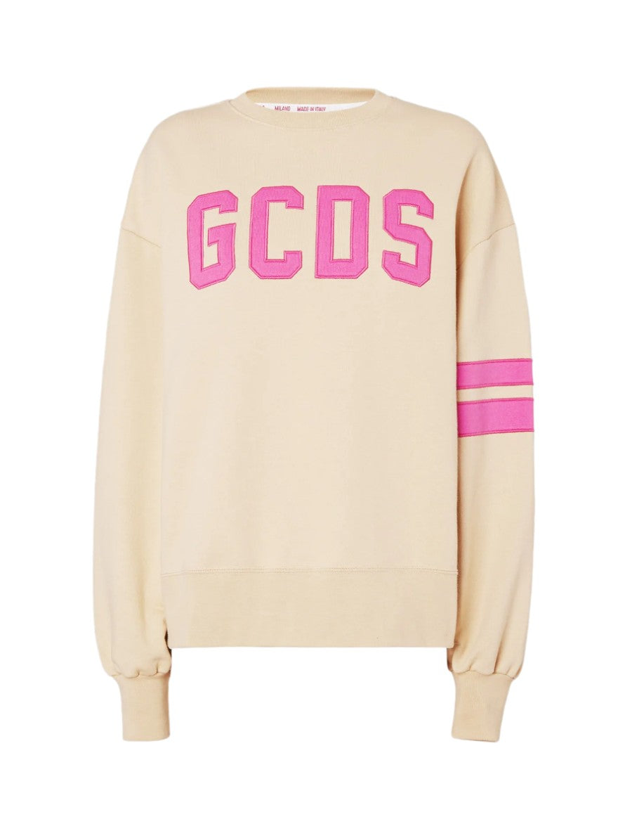 Gcds Felpa CC94W110117 - SanShopLuxury - 2022, Abbigliamento, Autunno/Inverno, Carry Over, Continuativo, Donna, Felpa, Gcds, Girocollo, Idoneo, L, M, Marrone, New, Primavera/Estate, Rosa, S, XL