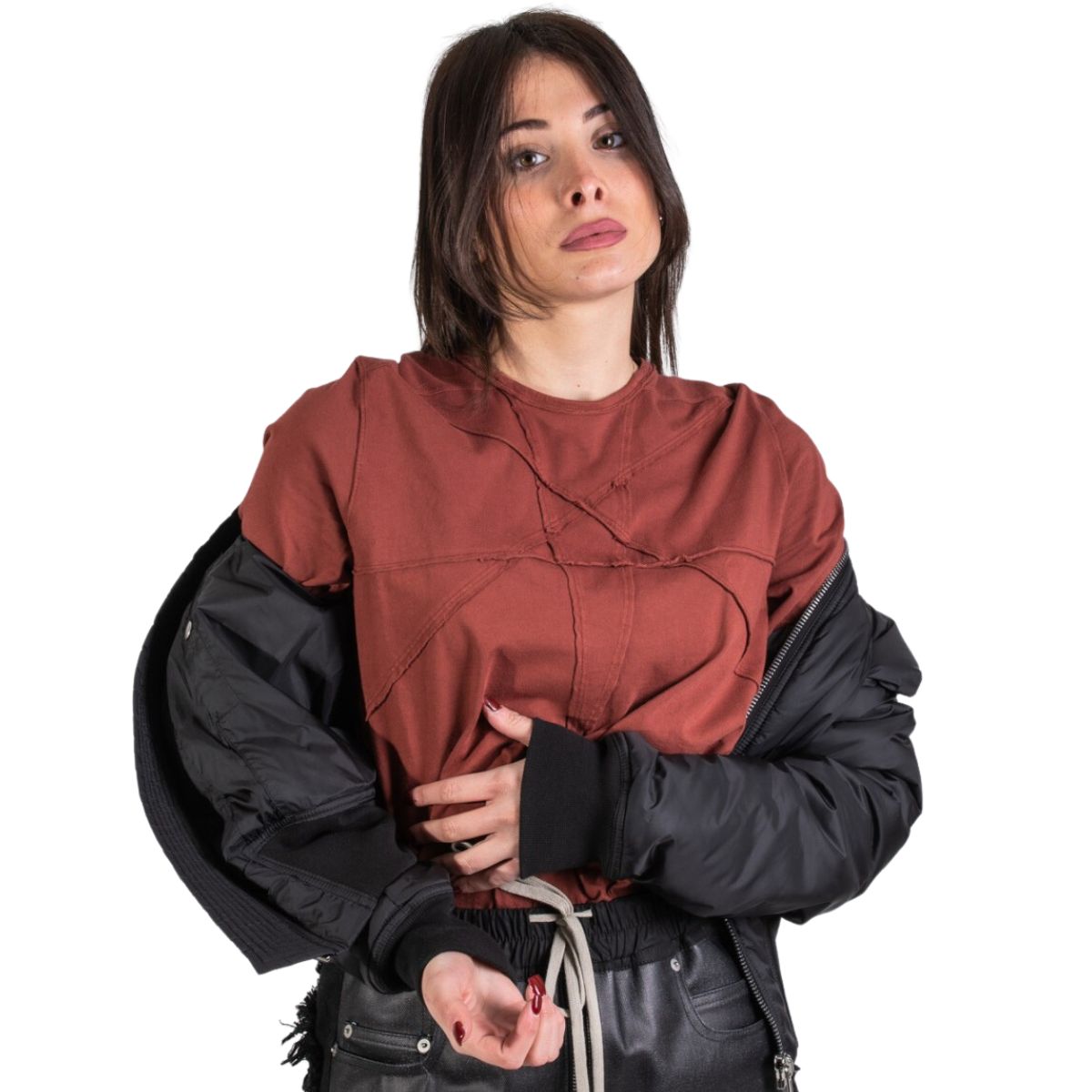 Rick Owens Drkshdw T-Shirt DS21S2205/RNEM4 - SanShopLuxury - -50%, 2021, Abbigliamento, Bianco, Donna, L, M, Outlet, Primavera/Estate, Rick Owens Drkshdw, Rosso, S, SS21, T-Shirt