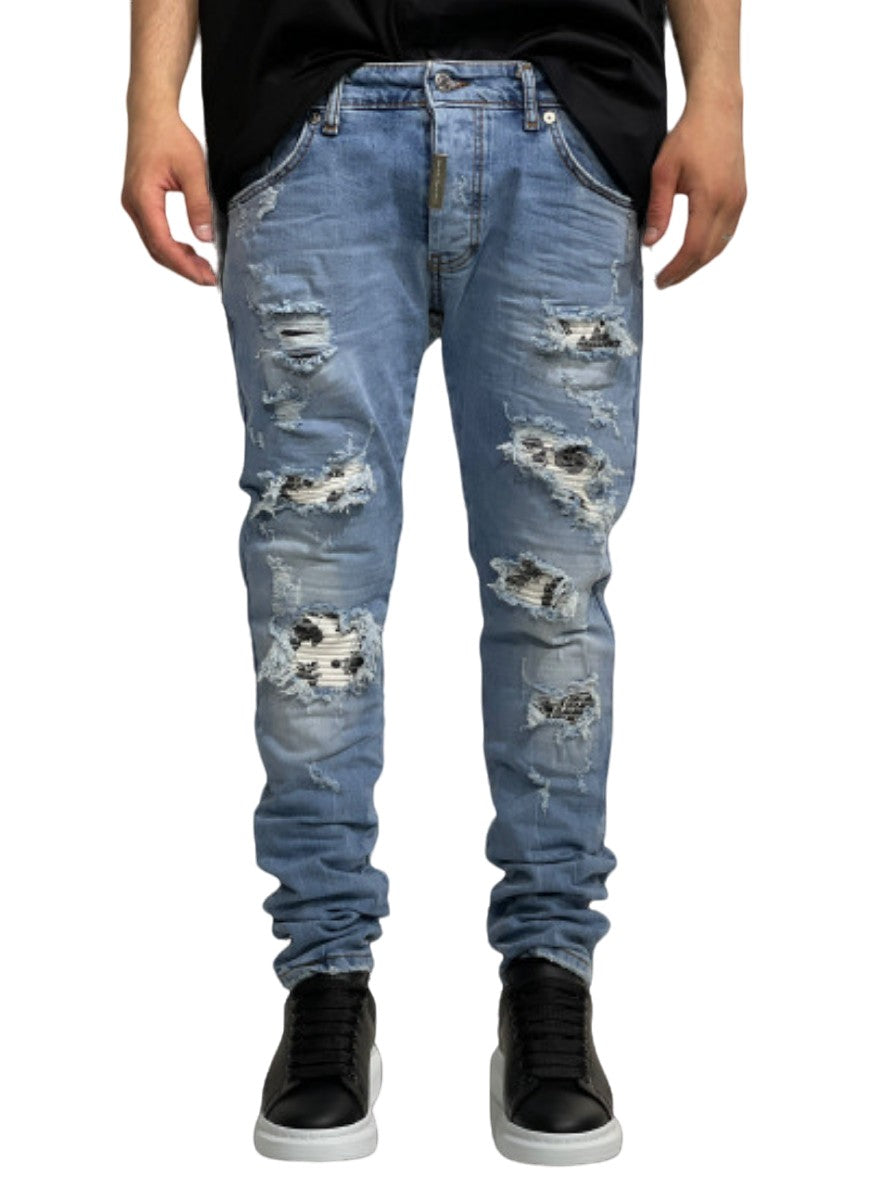 Donotconform Jeans ROCK.14-J - SanShopLuxury - -50%, 2021, 44, 46, Abbigliamento, Autunno/Inverno, Blu, Continuativo, Donotconform, Jeans, Outlet, Primavera/Estate, SS21, Uomo