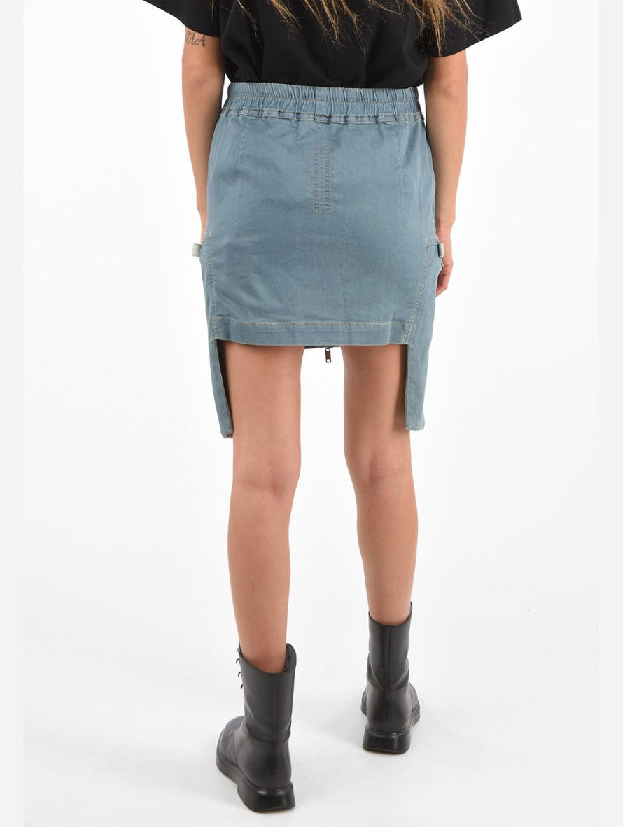 Rick Owens Drkshdw Gonna DS20S5344/SLSB 06 - SanShopLuxury - -50%, 2020, Abbigliamento, Blu, Donna, Gonna, M, Outlet, Primavera/Estate, Rick Owens Drkshdw, S, SS20