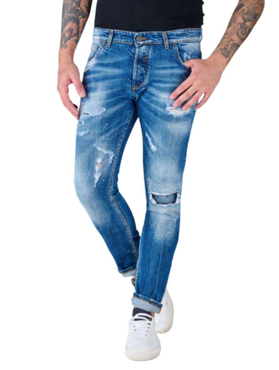 Patriot Jeans SKY16115 - SanShopLuxury - 2023, 46, 48, 50, 52, 54, 56, Abbigliamento, Autunno/Inverno, Blu, Continuativo, Idoneo, Jeans, Outlet, Patriot, Primavera/Estate, SS23, Uomo