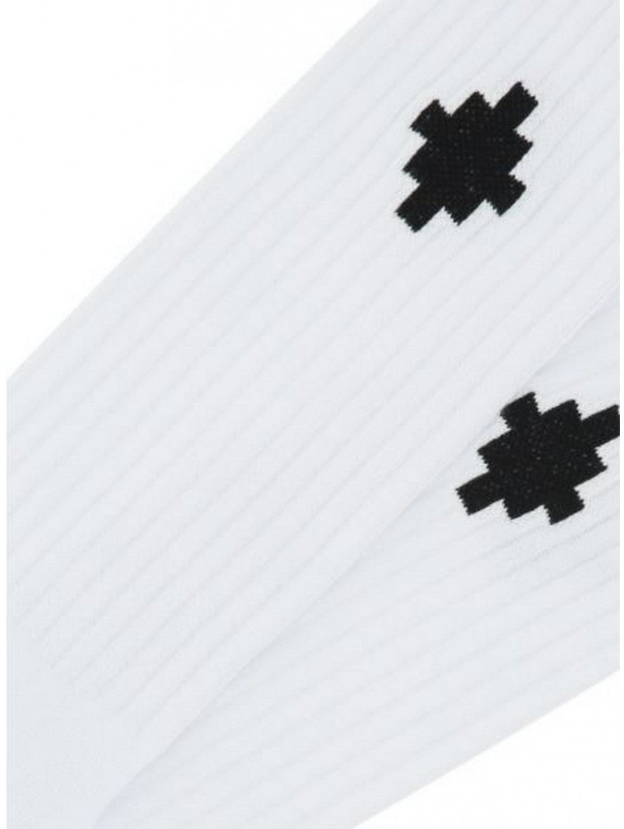 Marcelo Burlon Calzini CMRA010R21KNI001 0110 - SanShopLuxury - -50%, 2021, Abbigliamento, Accessori, Autunno/Inverno, Bianco, Calzini, Carry Over, Continuativo, Lungo, Marcelo Burlon, Outlet, Primavera/Estate, Ultimo, Unica, Uomo