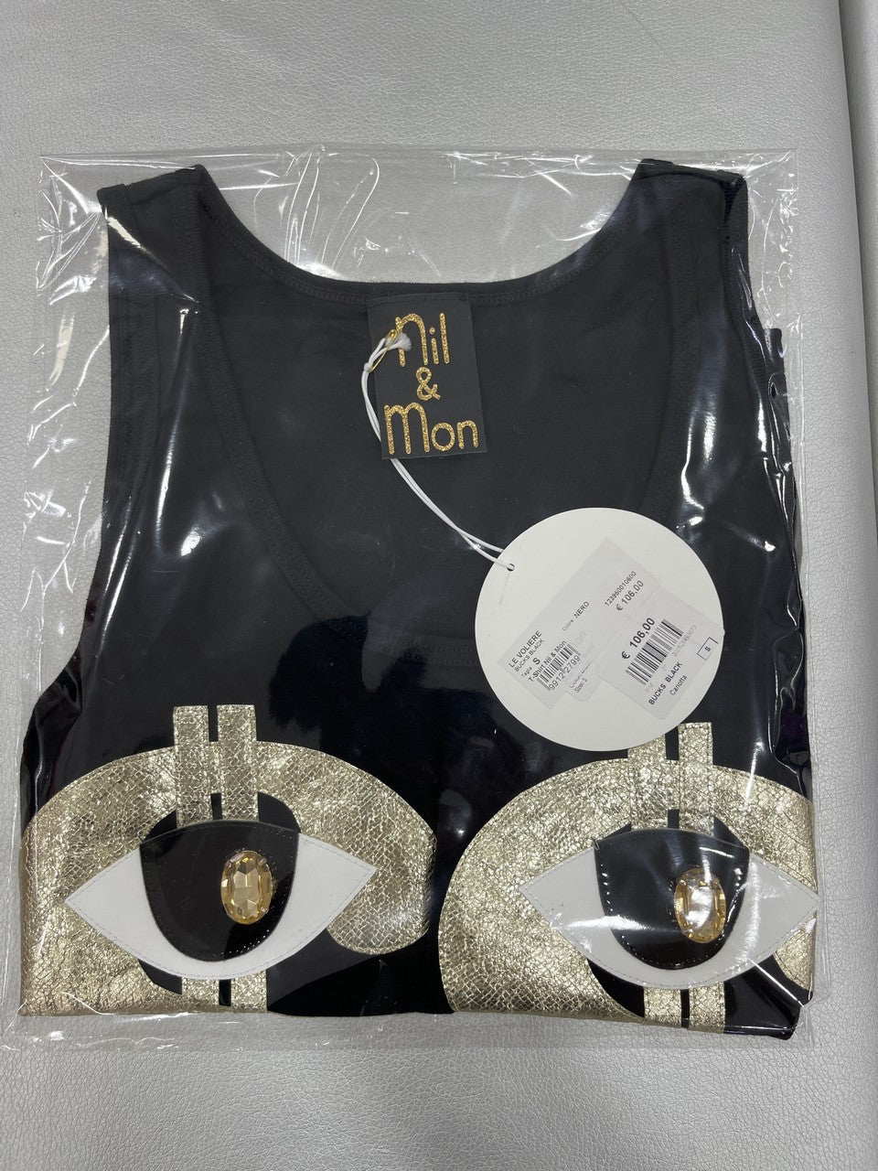 Nil & Mon T-Shirt BUCKS BLACK - SanShopLuxury - -70%, 2016, Abbigliamento, Donna, M, Nero, Nil & Mon, Outlet, Primavera/Estate, S, SS16, T-Shirt