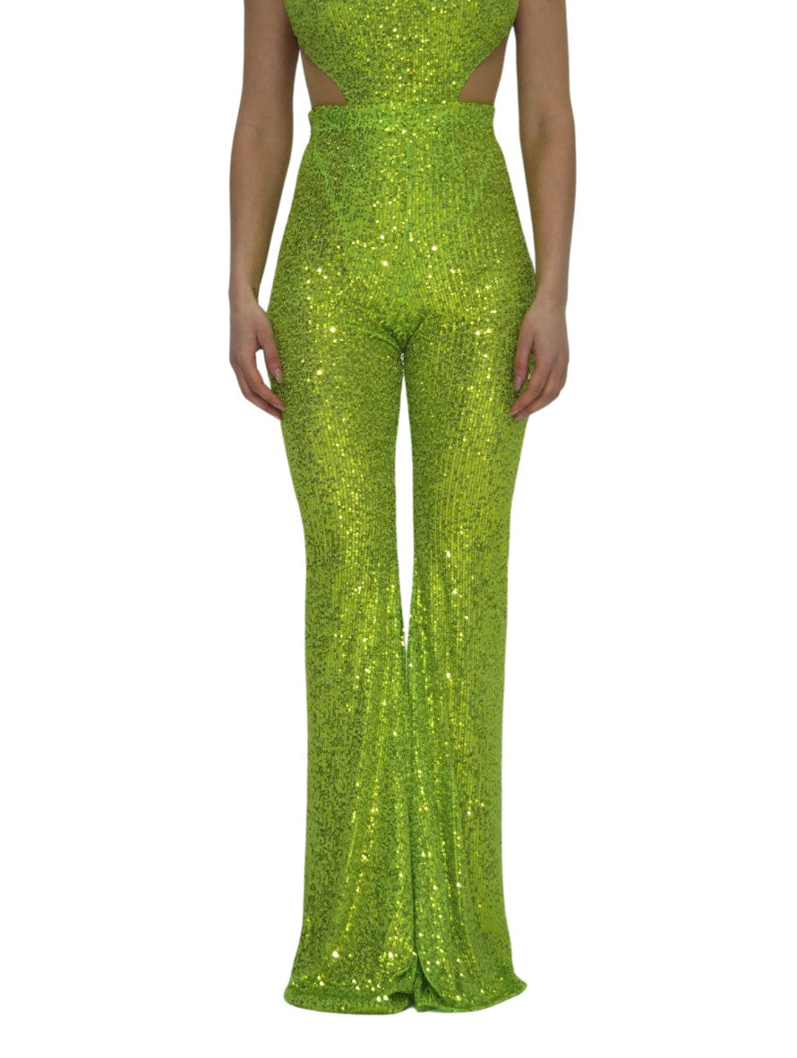 District Margherita Mazzei Pantalone 3DP77 - SanShopLuxury - 2023, 40, 42, 44, Abbigliamento, Beachwear, District Margherita Mazzei, Donna, Idoneo, Lilla, Outlet, Pantalone, Pantalone Zampa, Primavera/Estate, SS23, Verde, Verde Lime, Viola