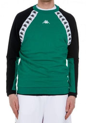 Kappa Felpa 304ICS0 903 - SanShopLuxury - -50%, 2019, Abbigliamento, Felpa, Girocollo, Kappa, L, M, Outlet, Primavera/Estate, S, SS19, Uomo, Verde, XL