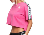 Kappa T-Shirt 303WGQ0 976 - SanShopLuxury - -50%, 2019, Abbigliamento, Crop, Donna, Kappa, L, Outlet, Primavera/Estate, Rosa, SS19, T-Shirt, XL