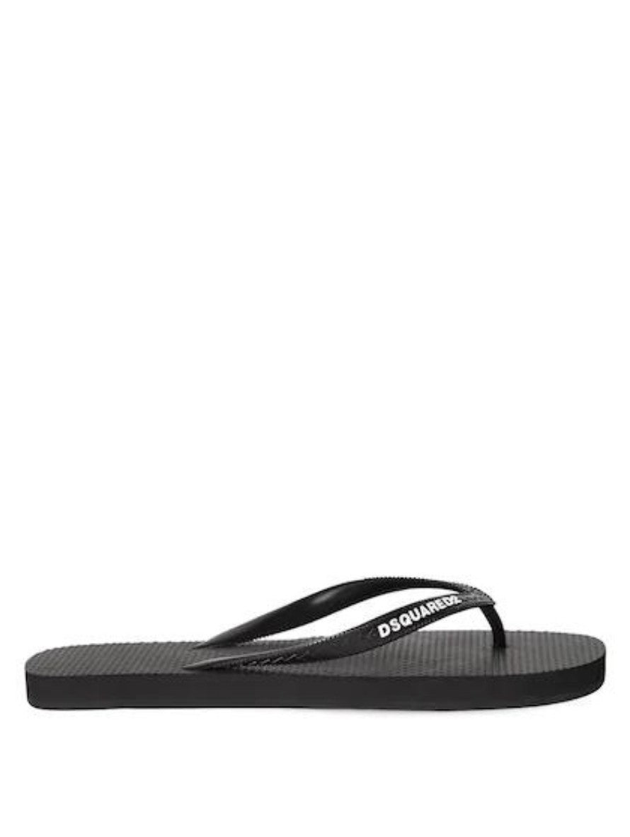 Dsquared2 Sandali FFM0001/17200001 - SanShopLuxury - -50%, 2020, 39, 40, 41, 42, 43, 44, 45, 46, Beachwear, Calzature, Dsquared2, Infradito, Nero, Outlet, Primavera/Estate, Sandali, SS20, Ultimo, Uomo