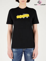 Dsquared2 T-Shirt S80GC0029 S23009 - SanShopLuxury - 2022, Abbigliamento, Autunno/Inverno, Bianco, Continuativo, Donna, Dsquared2, Idoneo, L, M, Nero, Outlet, Primavera/Estate, S, SS22, T-Shirt, XL