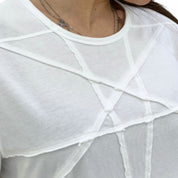 Rick Owens Drkshdw T-Shirt DS21S2205/RNEM4 - SanShopLuxury - -50%, 2021, Abbigliamento, Bianco, Donna, L, M, Outlet, Primavera/Estate, Rick Owens Drkshdw, Rosso, S, SS21, T-Shirt