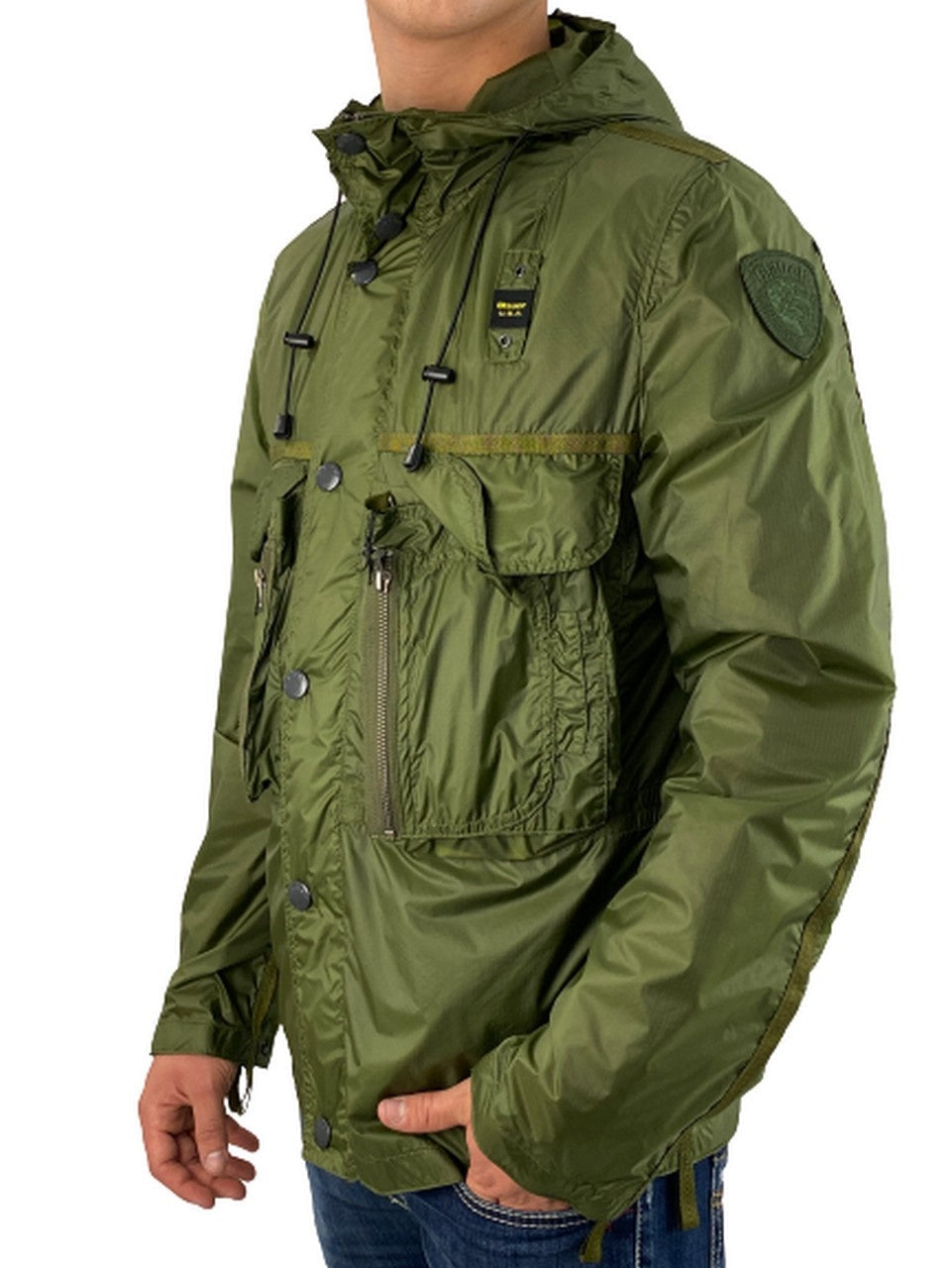 Blauer Giubbino 18SBLUB01052 - SanShopLuxury - -50%, 2018, Abbigliamento, Blauer, Giubbino, L, M, Outlet, Primavera/Estate, SS18, Uomo, Verde, XL